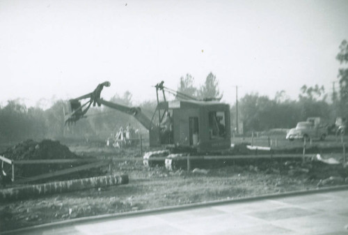 West Hall Construction site, Harvey Mudd College