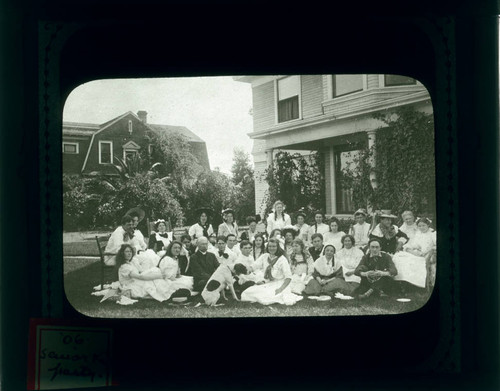 Senior children's party 1906, Pomona College