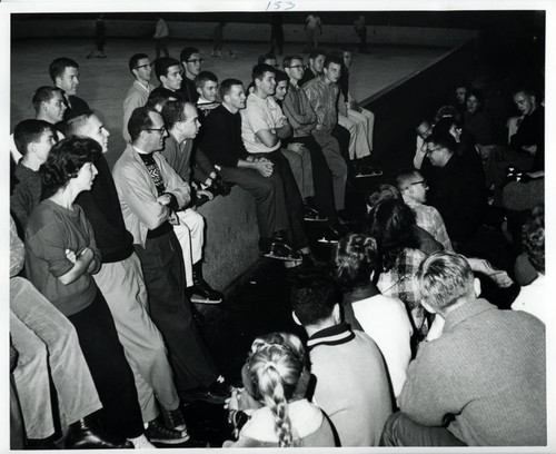 Ice skating party, Harvey Mudd College