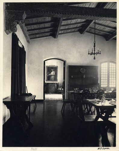 Toll Hall dining room