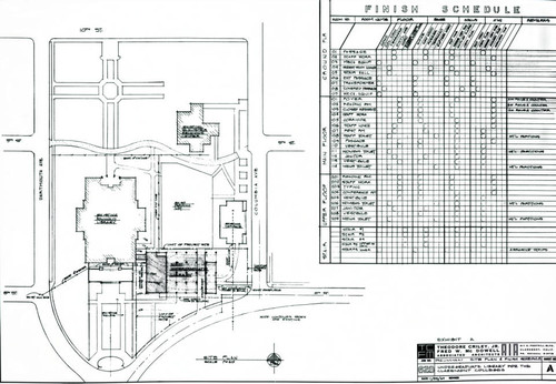 Seeley W. Mudd Library architectural plan