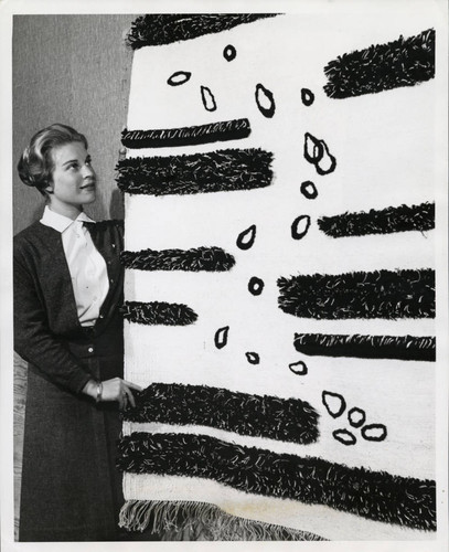 Woven rug, Scripps College