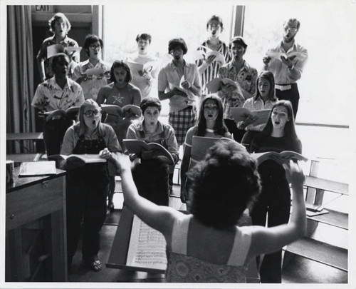 Choral students, Scripps College