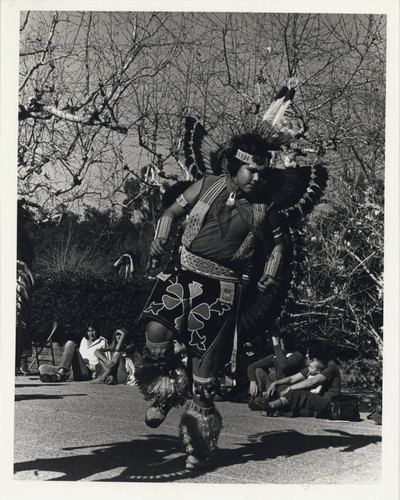 Native American dancer, Scripps College