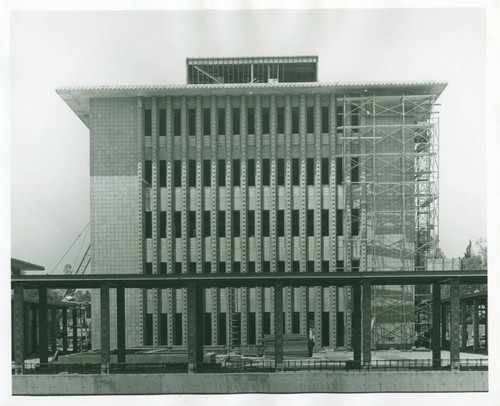 Sprague Library Construction, Harvey Mudd College