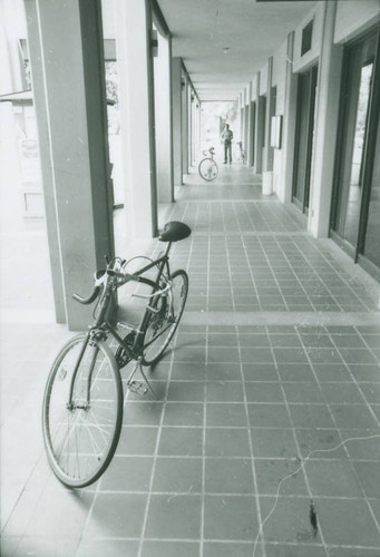 McManus Hall walkway