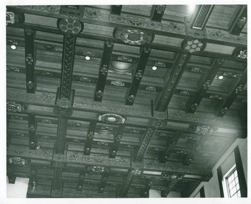 Bridges Hall of Music ceiling, Pomona College