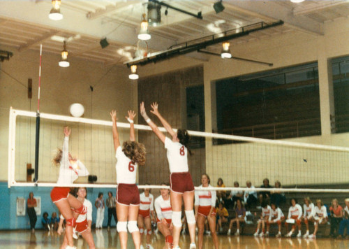 Volleyball game, Claremont McKenna College