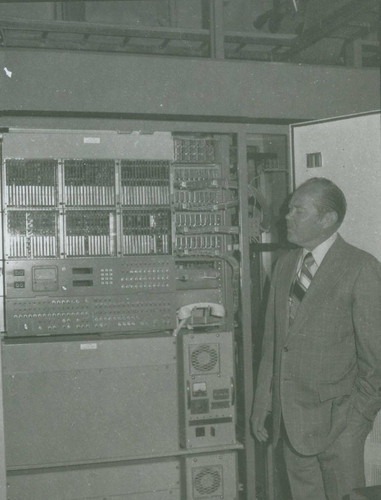 Telephone office interior, Claremont University Consortium