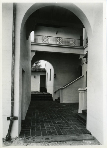 Clark Hall stairs, Pomona College