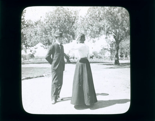 Two students, Pomona College