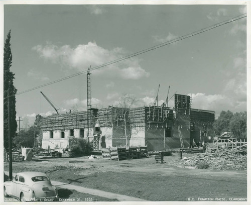 Honnold Library Construction