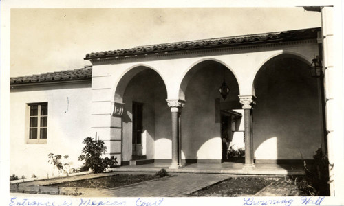 Mexican Court entrance, Scripps College