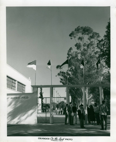 Alumni Field entrance, Pomona College