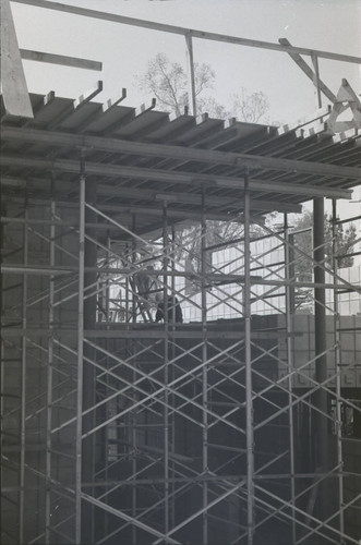 Marks Hall construction, Harvey Mudd College