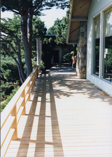 Deck of a house, Scripps College