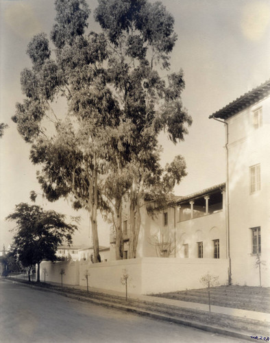 Balch Hall from Columbia Avenue, Scripps College