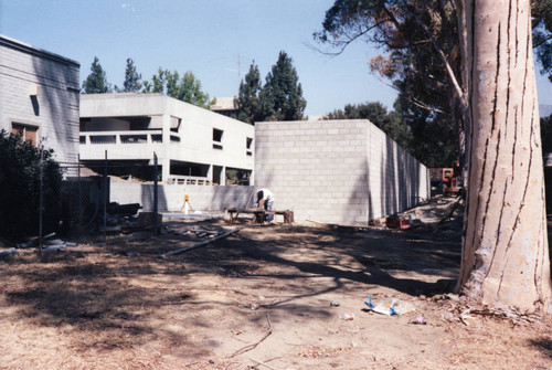 Construction of Millard Sheets Art Center