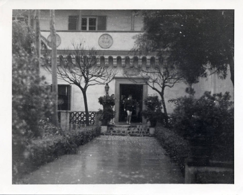 Grace Scripps Clark Hall during flood