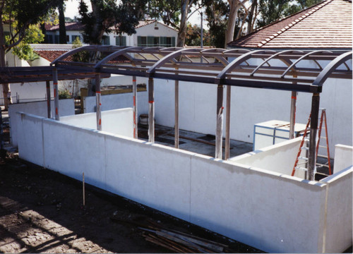 Construction of Millard Sheets Art Center