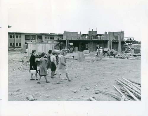 Construction site, Pitzer College