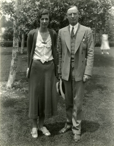 Dr. Ernest J. Jaqua and Ida Swindt