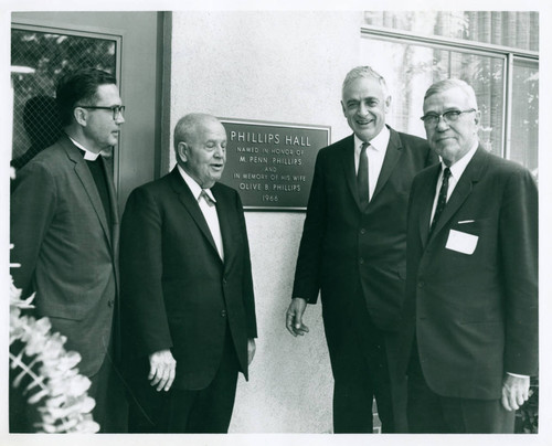 Phillips Hall dedication, Claremont McKenna College