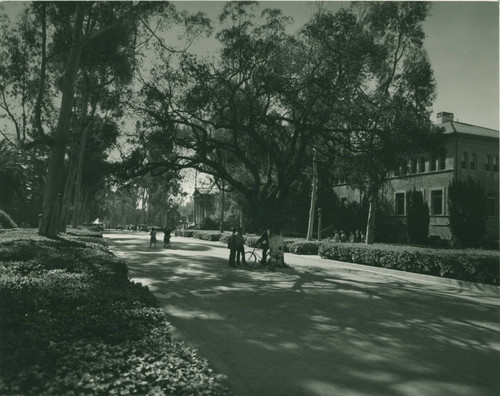 Pearsons Hall and College Avenue, Pomona College