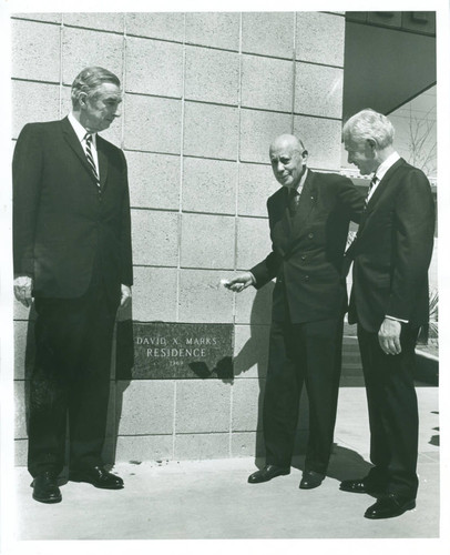 Marks Hall cornerstone laying ceremony, Harvey Mudd College