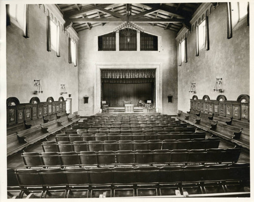 Auditorium of Balch Hall, Scripps College