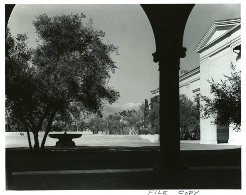 Clark Hall courtyard, Pomona College