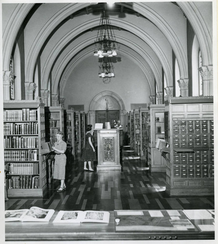 Main reading room, Ella Strong Denison Library