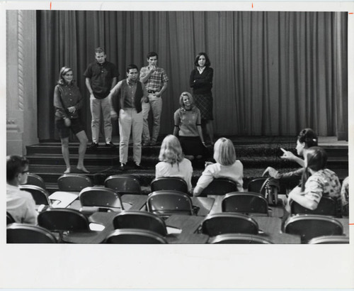 Drama class, Scripps College