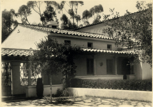 Sicilian Court and Denison Library, Scripps College