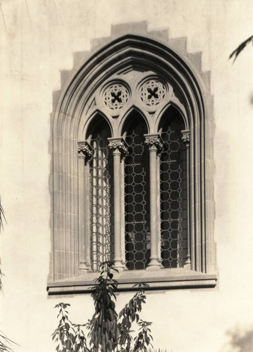 Window of Denison Library, Scripps College