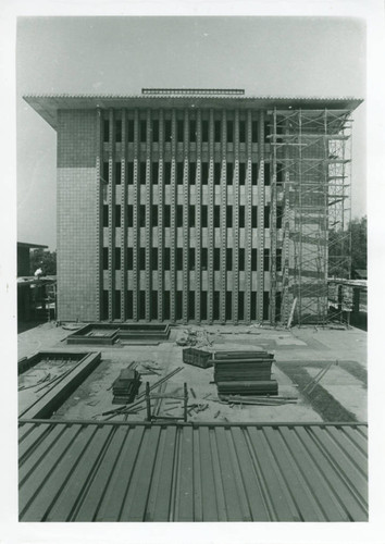 Sprague Library Construction, Harvey Mudd College