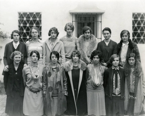 Executive and advisory committees of student body, Scripps College, 1928-29