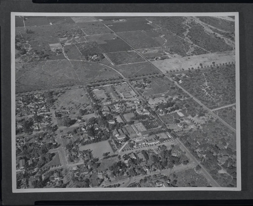 Aerial view of campus, Claremont McKenna College