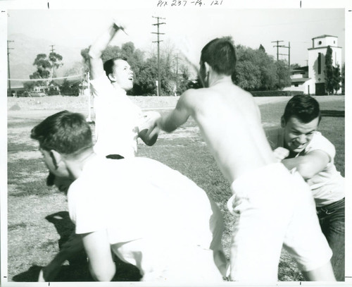 Football game, Harvey Mudd College