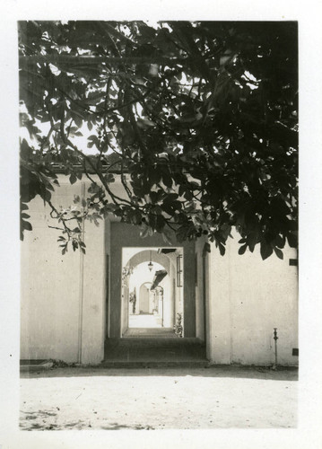 Clark Hall and courtyard, Pomona College