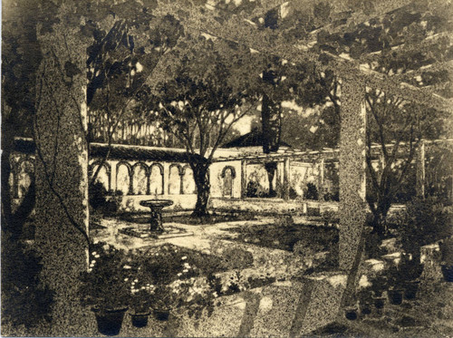 Margaret Fowler Garden drawing