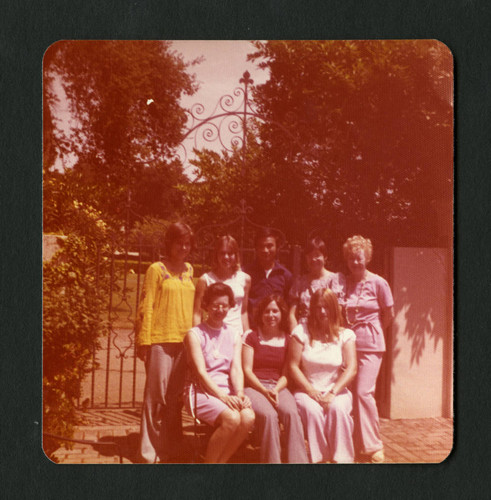 Denison Library 1976 Summer Staff, Scripps College