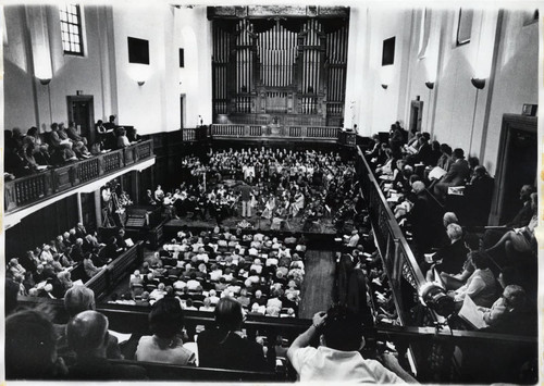 Orchestra and choir, Pomona College