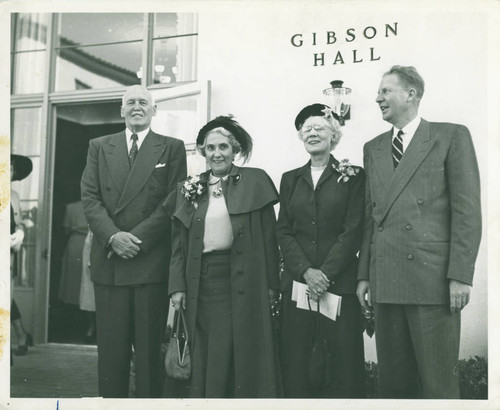 Gibson Hall dedication, Pomona College