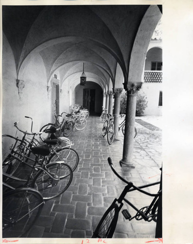 Bicycles in Star Court, Scripps College