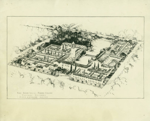 Men's Campus drawing, Pomona College