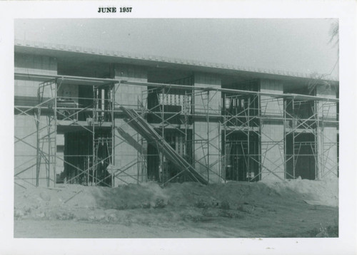 Mildred E. Mudd Hall Construction, Harvey Mudd College