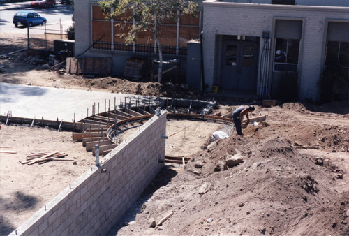 Construction of Millard Sheets Art Center