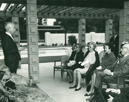 Bell Pool dedication, Harvey Mudd College