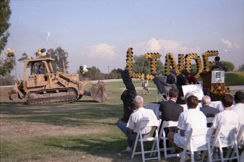 Linde Residence Hall groundbreaking ceremony, Harvey Mudd College